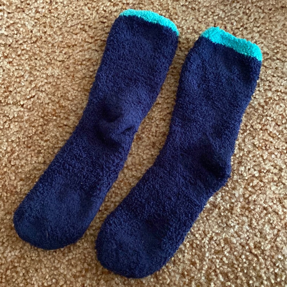 Super comfy fuzzy high socks